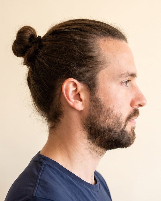 Man bun, Fra siden