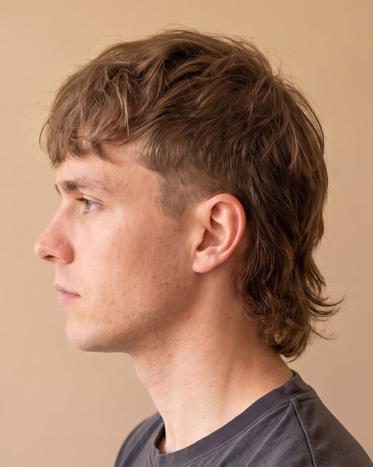Modern mullet, Fra siden