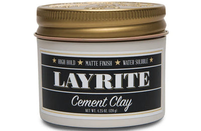 Layrite Cement Clay | Ekstremt hold & mat finish