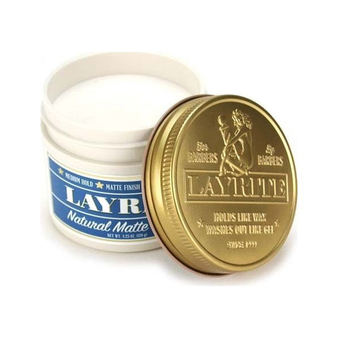 Layrite Natural Matte Cream | Medium hold & mat finish