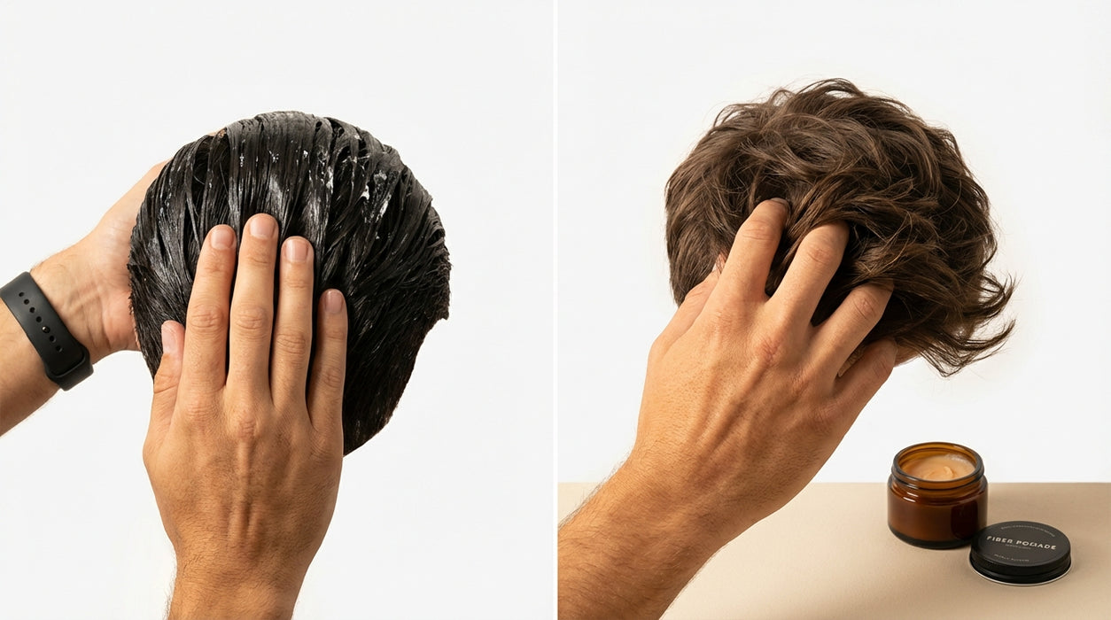Natuurlijke styling zonder dat haar hard wordt