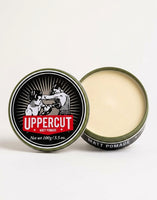 Uppercut Matte Pomade, åben krukke med indhold