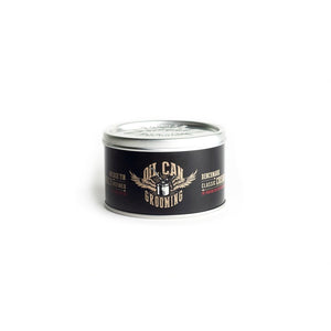 Oil Can Grooming Classic Cream, set forfra af krukke på hvid baggrund