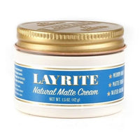 Layrite Natural Matte Cream - travelsize pot 42gr met gouden deksel