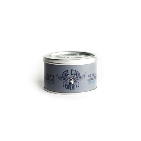 Oil Can Grooming Original Pomade - vooraanzicht grijs potje op witte achtergrond