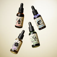 By Elementum Mollis Floral Beard Oil - vier zwevende geurvarianten waaronder Floral