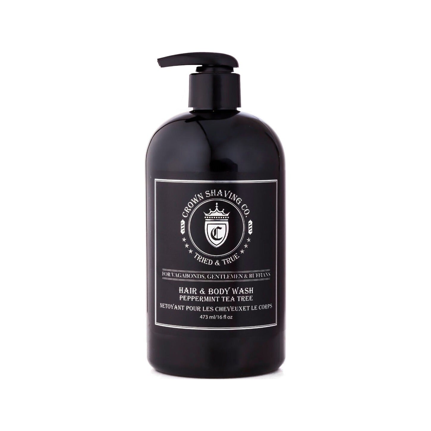Crown Shaving Co. Hair & Body Wash 473 ml - fles, vooraanzicht