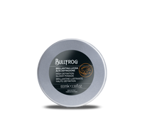 Bullfrog High Definition Glossy Pomade - dekseltekst van bovenaf, zilvergrijs etiket