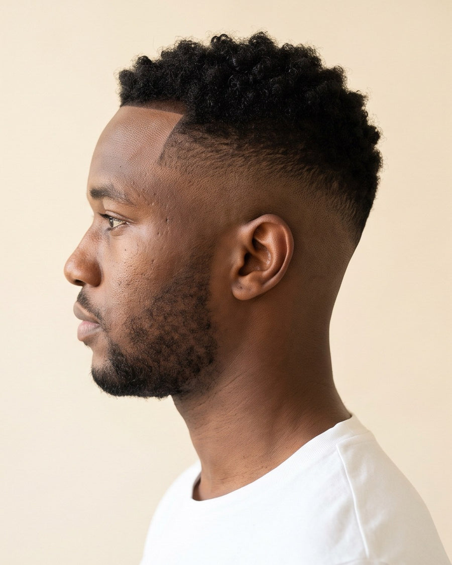 High fade: fra siden