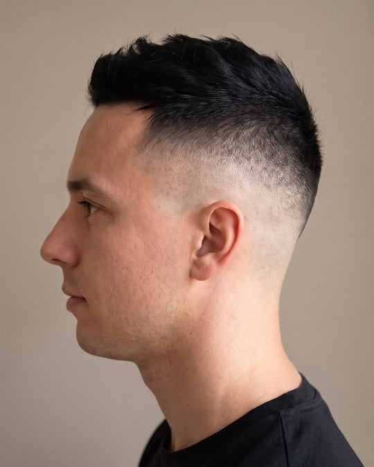 Skin fade, Fra siden