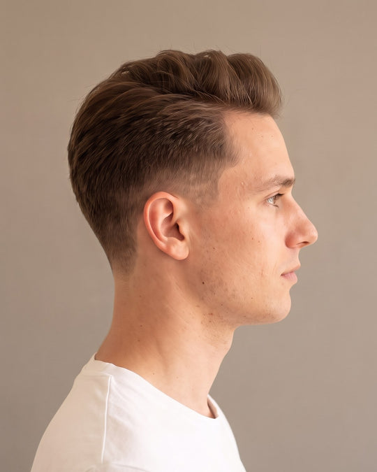 Taper fade, Fra siden