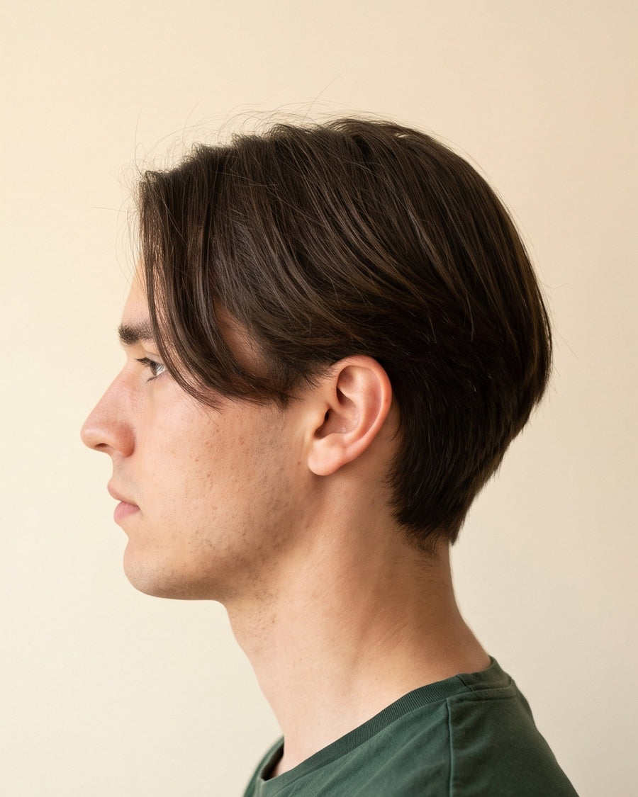 Middle part: fra siden
