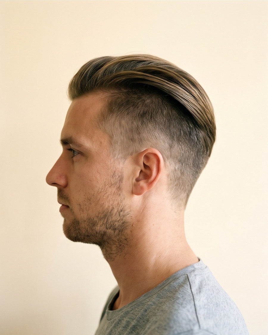 Undercut: fra siden