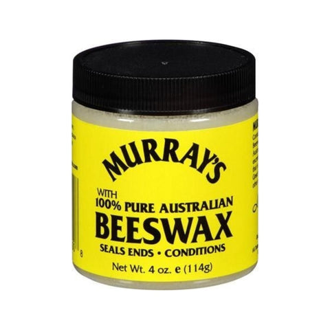 Murrays Beeswax - vooraanzicht geel potje op witte achtergrond