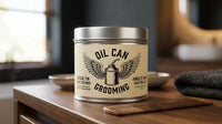 Oil Can Grooming Crafting Clay - potje in badkamer met kam en handdoek