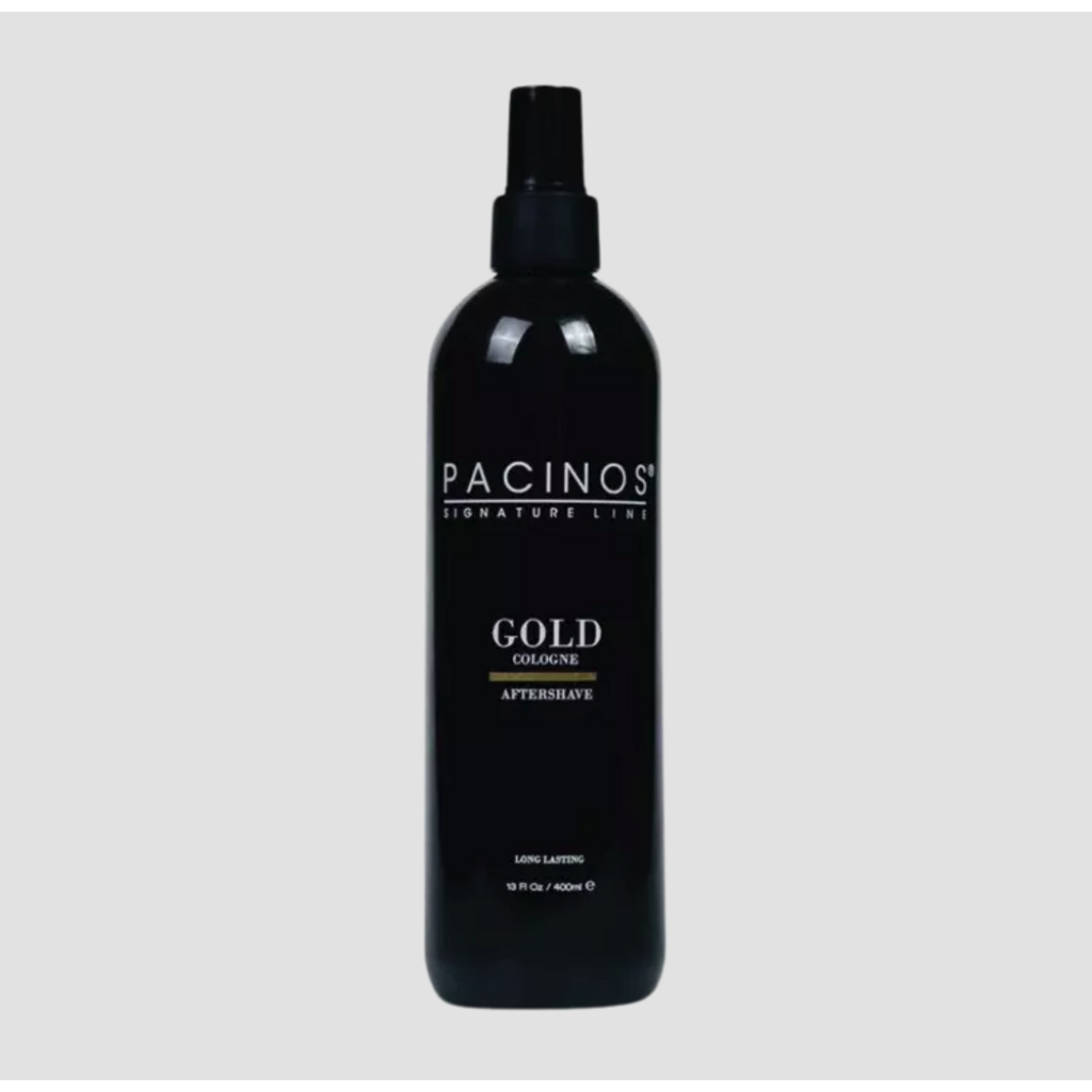 Pacinos Gold Cologne 400 ml spray, frisk citrus og varm krydret herreduft