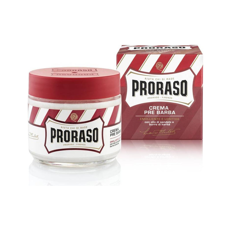 Proraso Pre-shave Crème Sandalwood 100 ml - pot, vooraanzicht