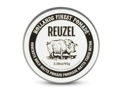 Reuzel Concrete Hold Matte Pomade | Stærkt hold & mat finish